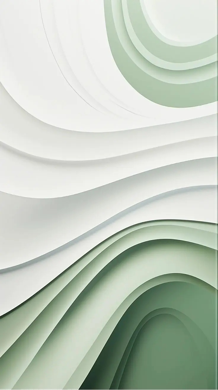 Abstract layered wave illustration